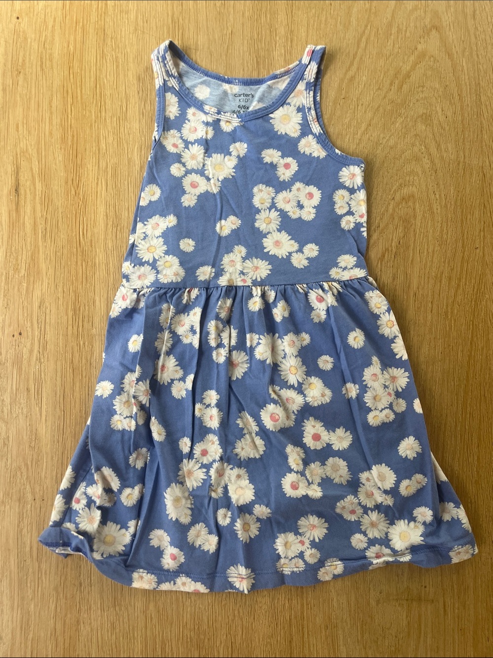 NWOT Carter's Blue Daisy Print Tank Dress